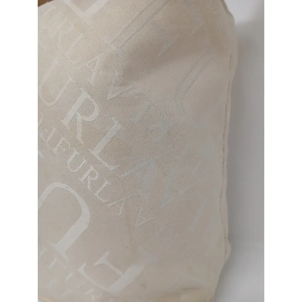 Furla Shoulder Bag Beige And Brown Color Nylon And Leather Used